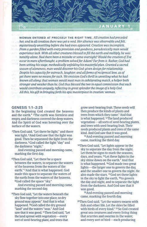 NLT The One Year Bible for Women, Hardcover