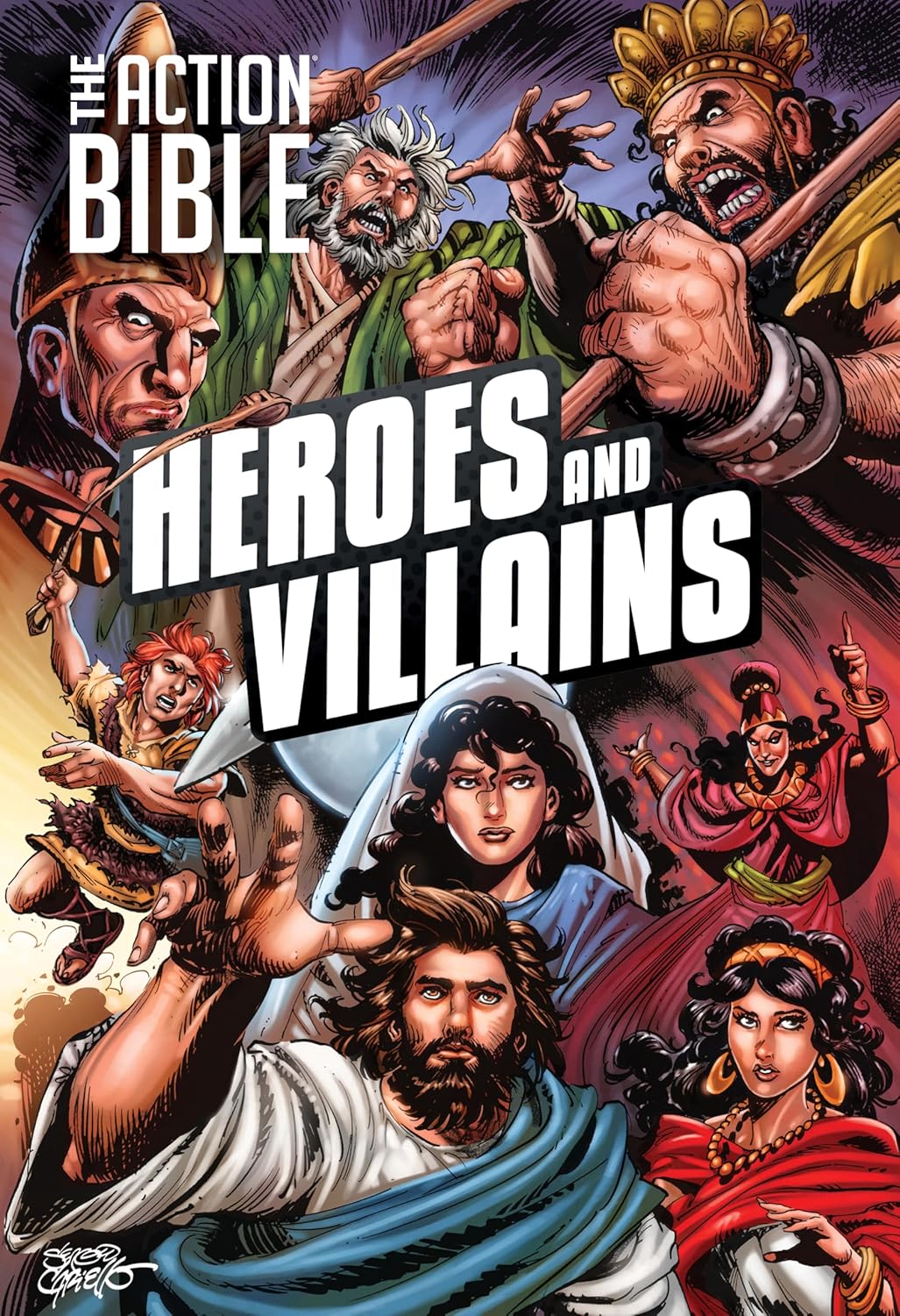 The Action Bible: Heroes and Villains, hardcover