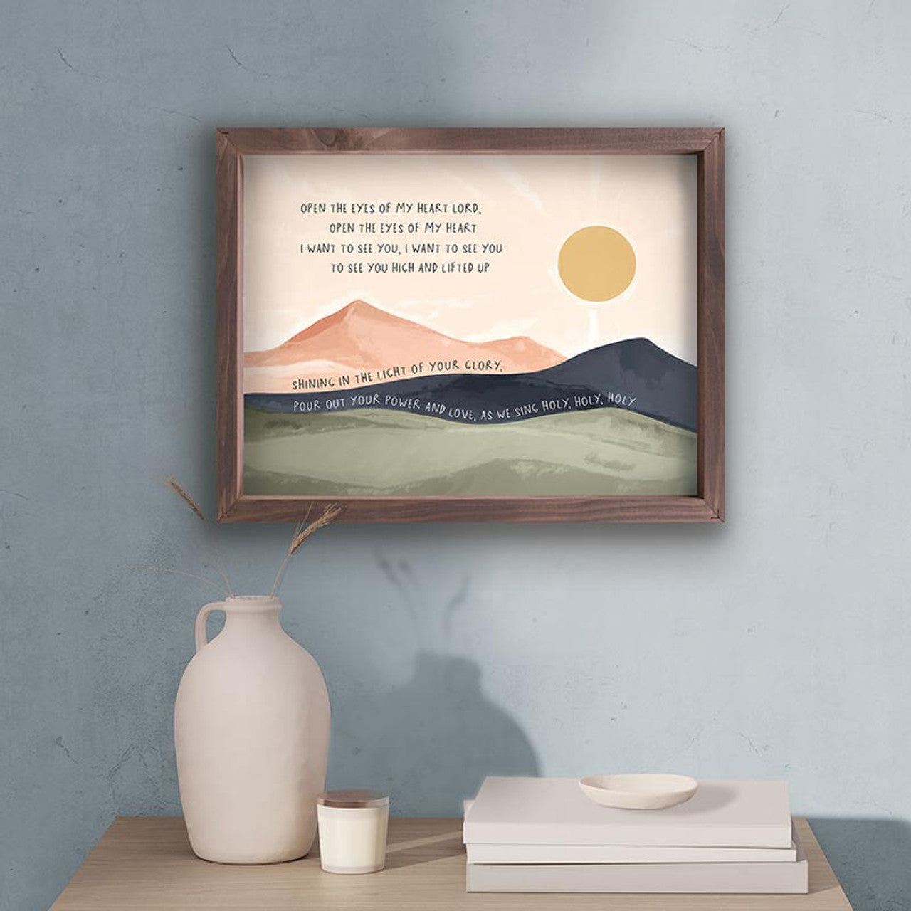 Framed Art 16", Open the Eyes