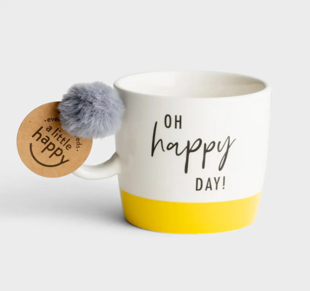 Ceramic Mug, Oh Happy Day