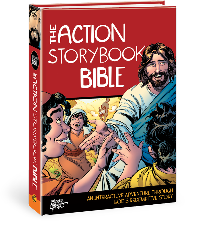 ROCKONLINE | New Creation Church | NCC | Joseph Prince | ROCK Bookshop | ROCK Bookstore | Star Vista | Children | Kids | Youth | Tween | God's Word | Comics | Scripture | | Bible | Illustrated | Action | The Action Storybook Bible | Free delivery for Singapore Orders above $50.