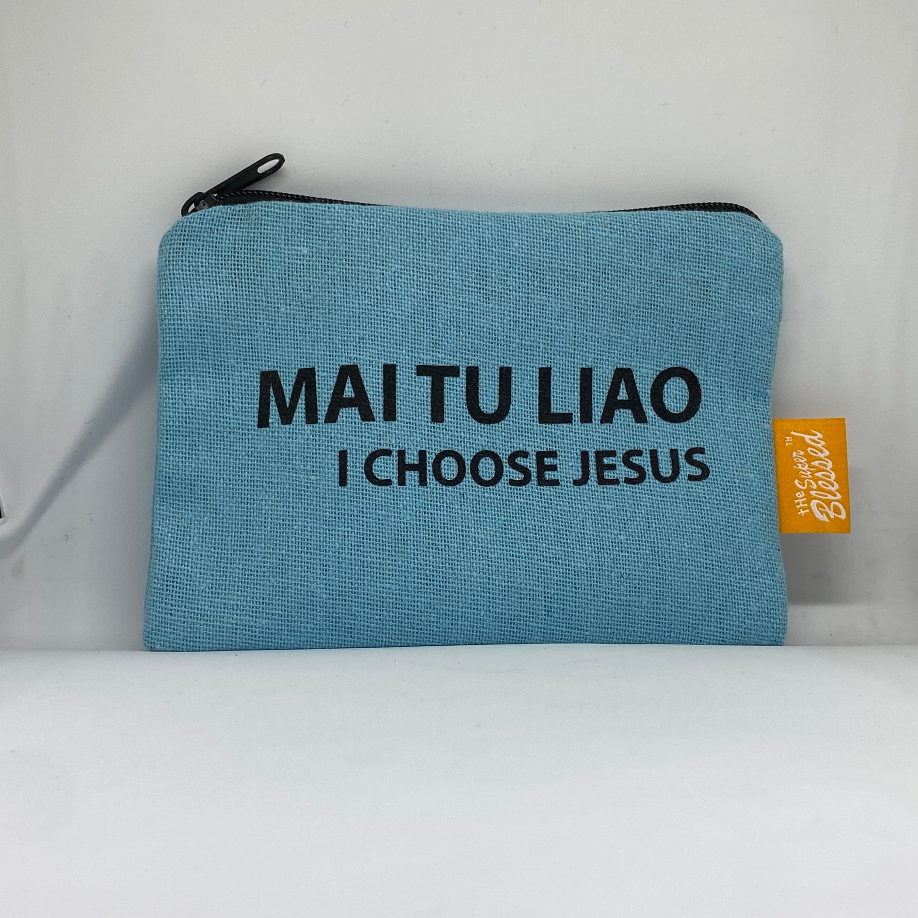ROCKONLINE | New Creation Church | Joseph Prince | Scriptures | Gifts | Coin Pouch | Scriptures | Canvas Coin Pouch 13x9cm | Christian Gifts | Small Gifts | Women | Youth | The Super Blessed | Rock Bookshop | Rock Bookstore | Star Vista | Free Delivery for Singapore Orders above $50.