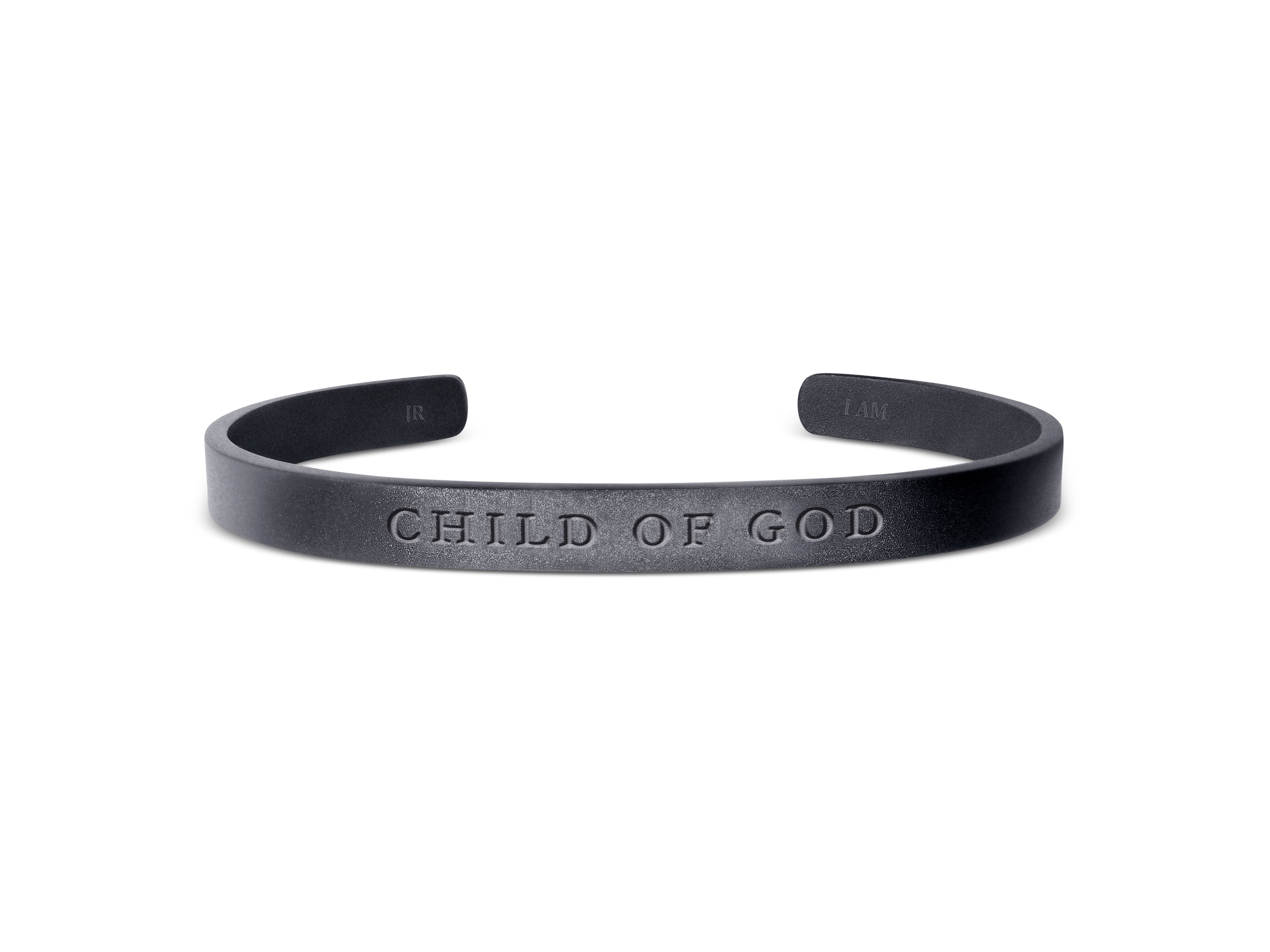 ROCKONLINE | New Creation Church | NCC | Joseph Prince | ROCK Bookshop | ROCK Bookstore | Star Vista | Lifestyle | Mothers | Ladies | Gift | Necklace | Earrings | Bangle | Scriptures | Child of God, Matte Black - Classic by Jacob Rachel | Free delivery for Singapore Orders above $50.