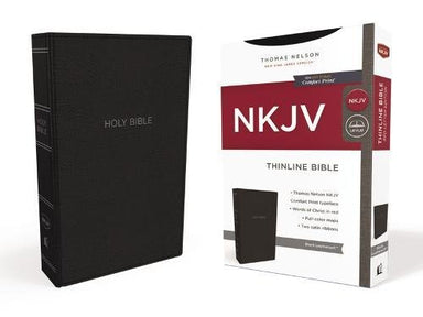 ROCKONLINE | New Creation Church | NCC | Joseph Prince | ROCK Bookshop | ROCK Bookstore | Star Vista | NKJV Bibles | NKJV Thinline Bible Leathersoft, Black | Free delivery for Singapore Orders above $50.