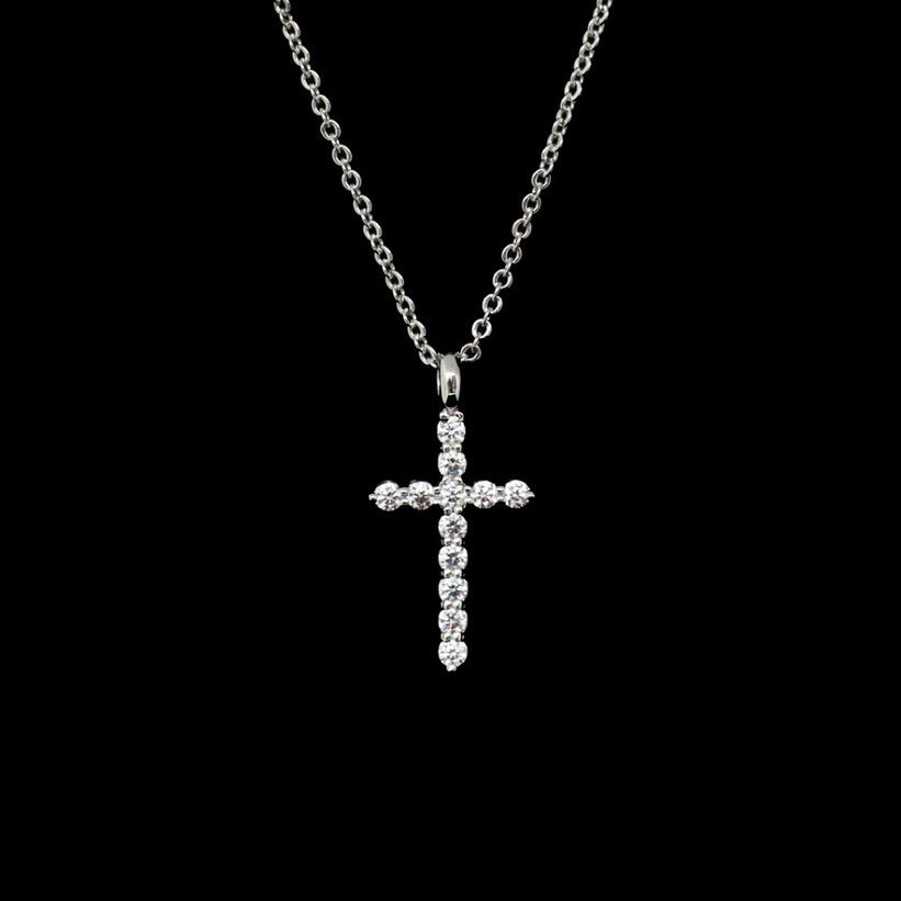 ROCKONLINE | New Creation Church | NCC | Joseph Prince | ROCK Bookshop | ROCK Bookstore | Star Vista | Lifestyle | Mothers | Ladies | Gift | Necklace | Earrings | Bangle | Scriptures | Swarovski Crystals | Brilliance Eternity Cross by Jacob Rachel | Free delivery for Singapore Orders above $50.