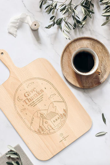 ROCKONLINE | Wooden Cutting Board by The Commandment Co. | Home Decor | Home Living | Housewarming | Christian Arts | Lifestyle | New Creation Church | NCC | Joseph Prince | ROCK Bookshop | ROCK Bookstore | Star Vista | Free delivery for Singapore Orders above $50.