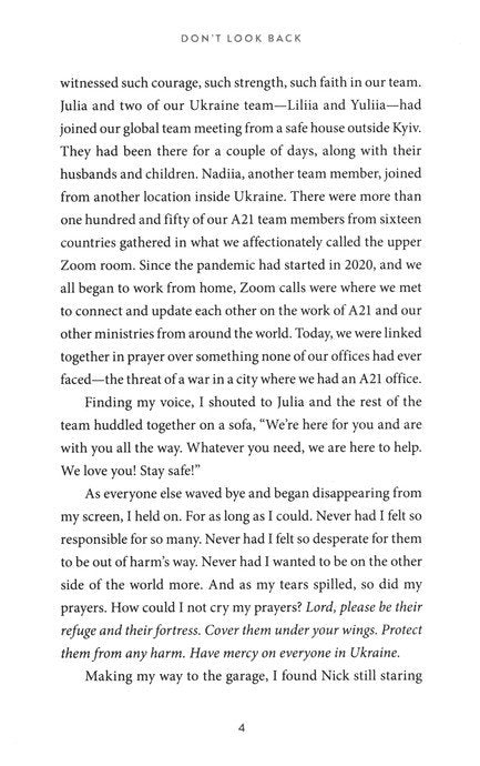 Don't Look Back: Getting Unstuck and Moving Forward with Passion and Purpose