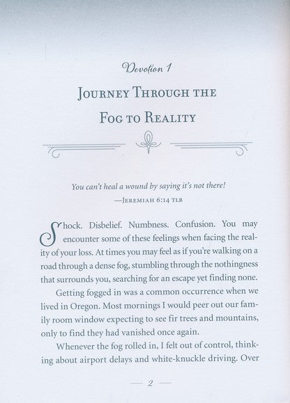 Grieving the Loss of a Loved One: A Devotional of Comfort as You Mourn, hardcover