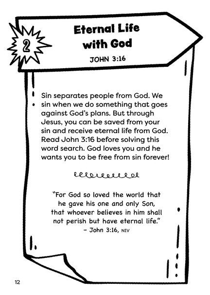 77 Bible Word Searches for Kids