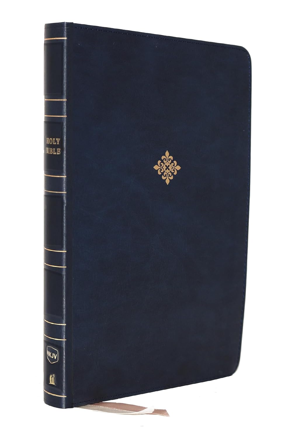 NKJV Thinline Bible Large Print, Blue