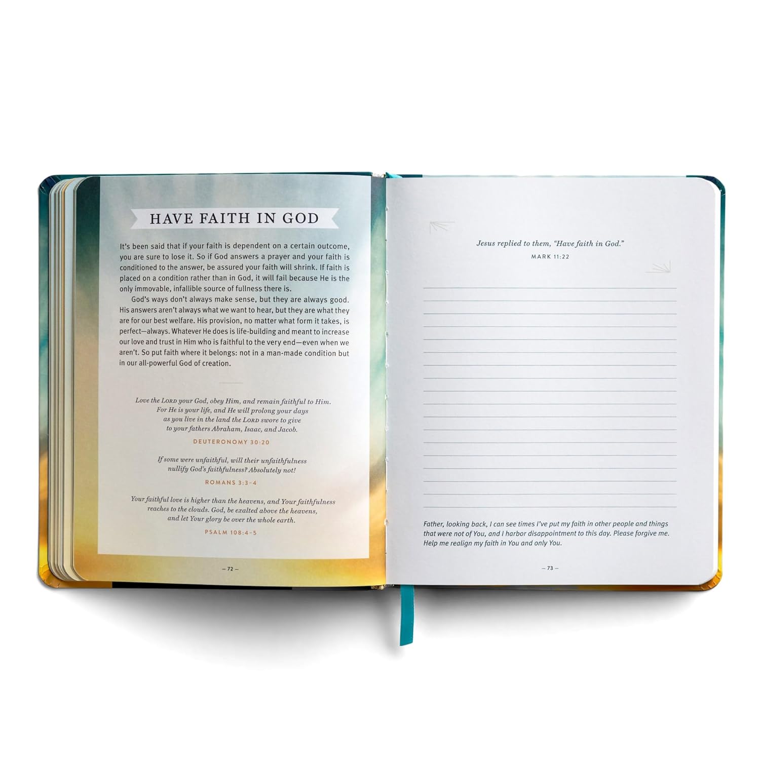 100 Days of Faith Over Fear Devotional Journal