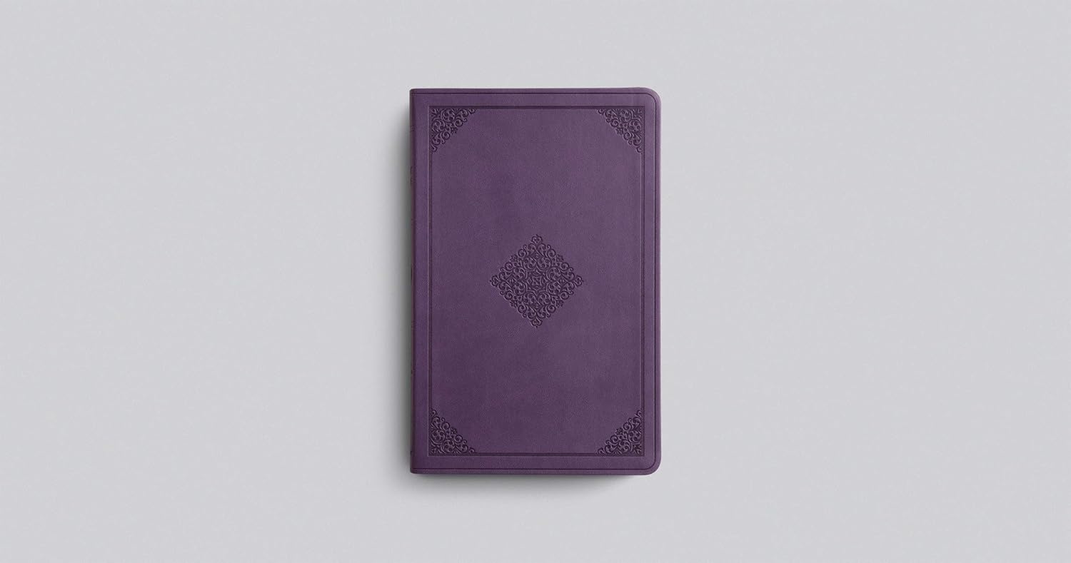 ESV Value Thinline Bible, Leather-look, Lavender with Ornament