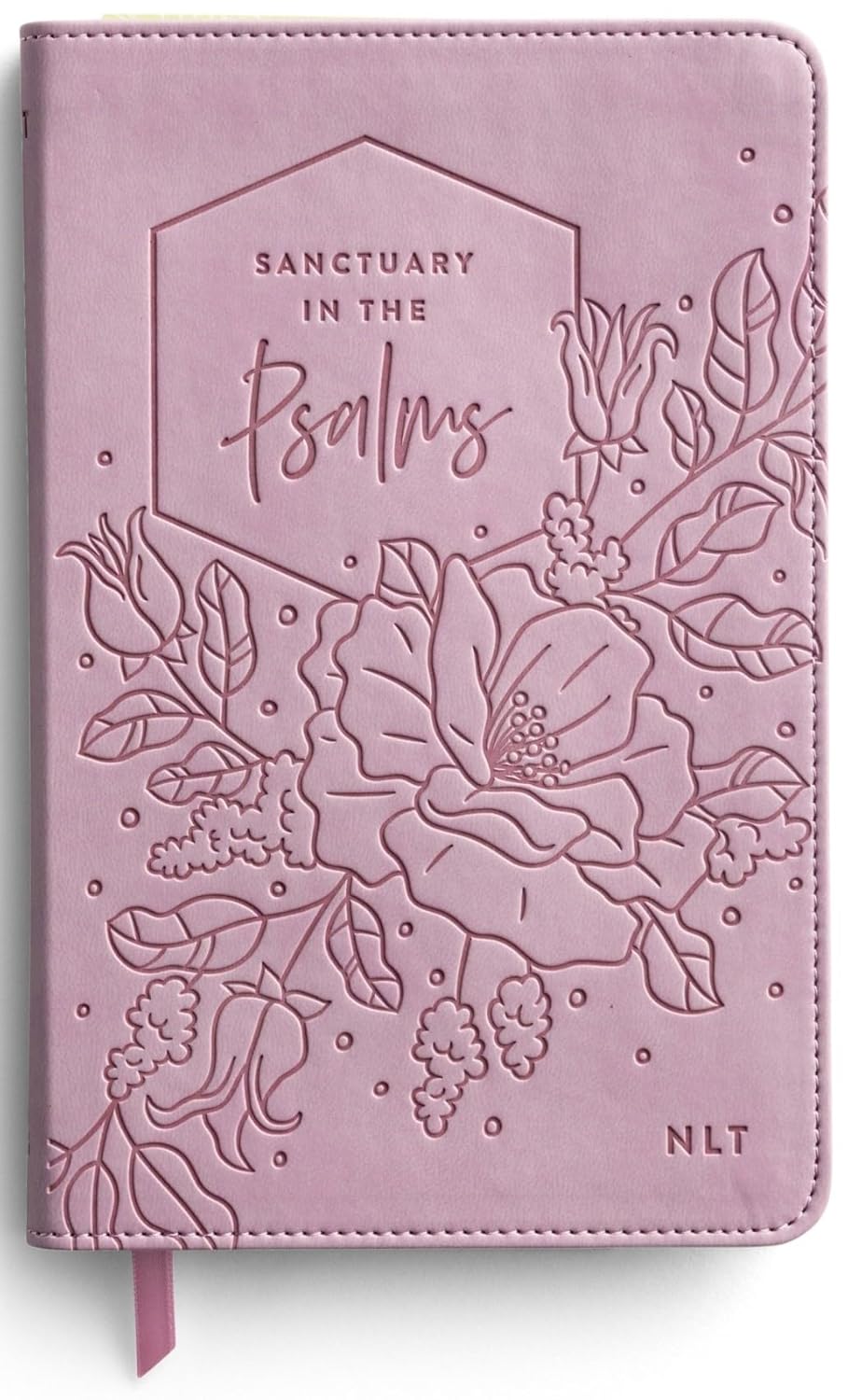 Sanctuary in the Psalms, NLT Scripture Book, Pink Leathersoft