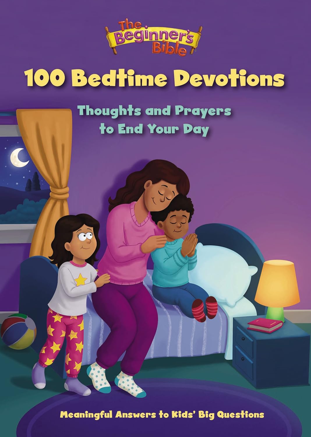 The Beginner's Bible 100 Bedtime Devotions: Thoughts and Prayers to End Your Day, Hardcover