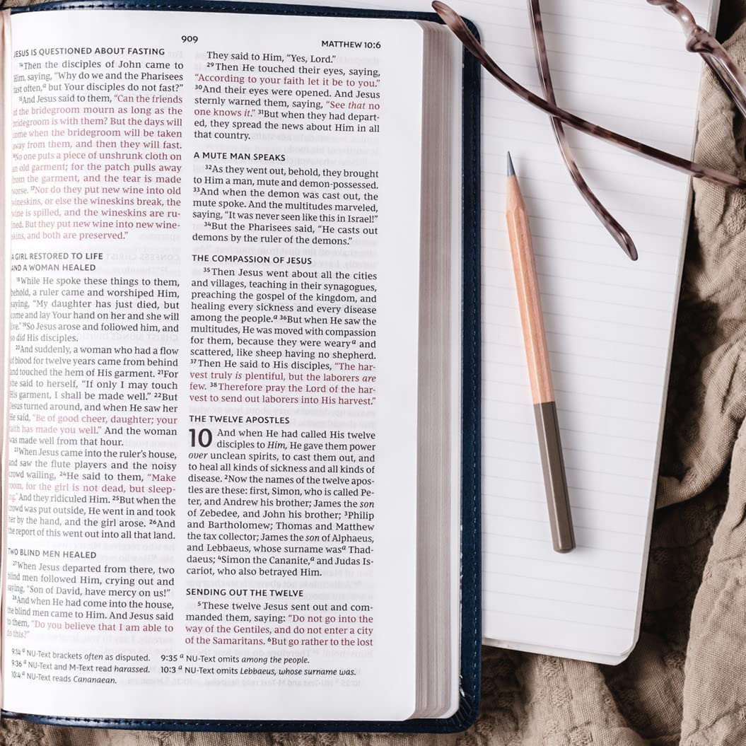 NKJV Value Large Print Thinline Bible, Turquoise