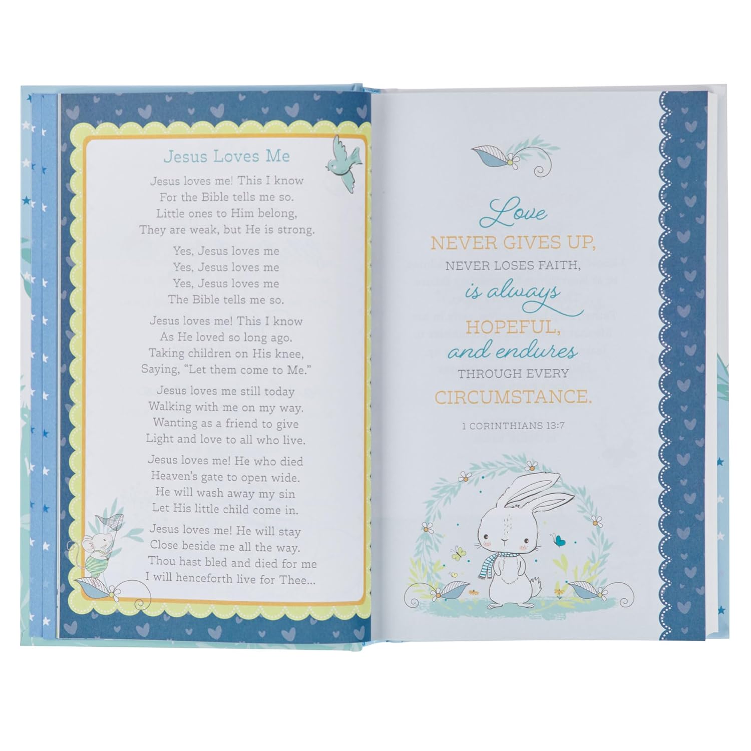 NLT Keepsake Bible for Boys, Blue, Hardcover