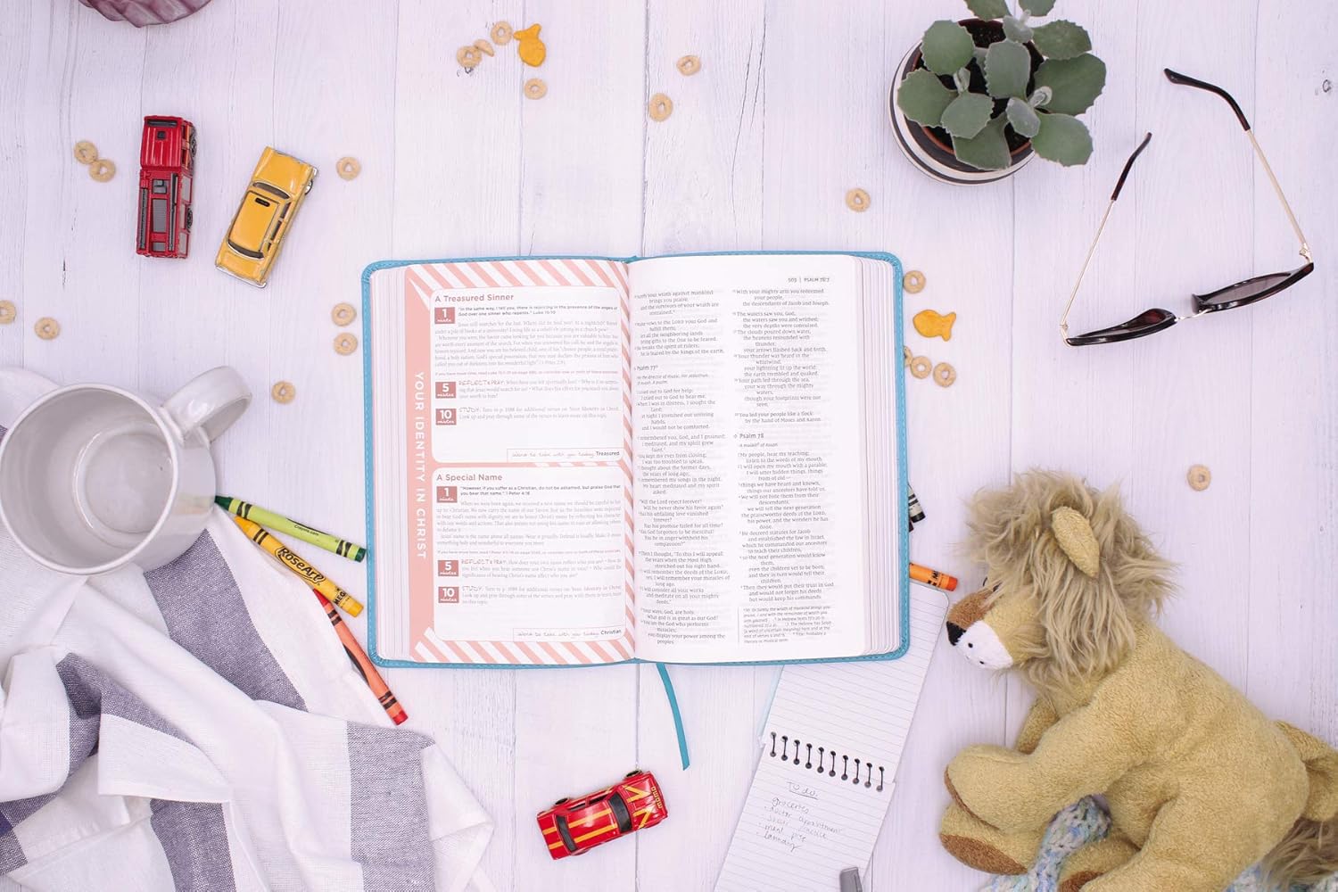 NIV The Busy Mom's Bible, Leathersoft, Teal, Daily Inspiration Even If You Only Have One Minute