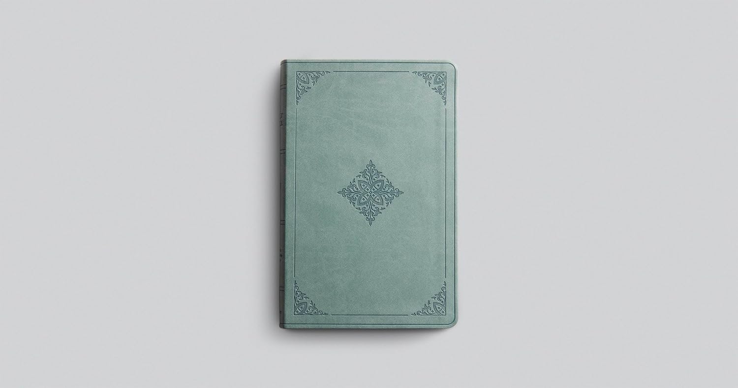 ESV Value Thinline Bible, Leather-look, Paris Sky, Fleur-de-lis