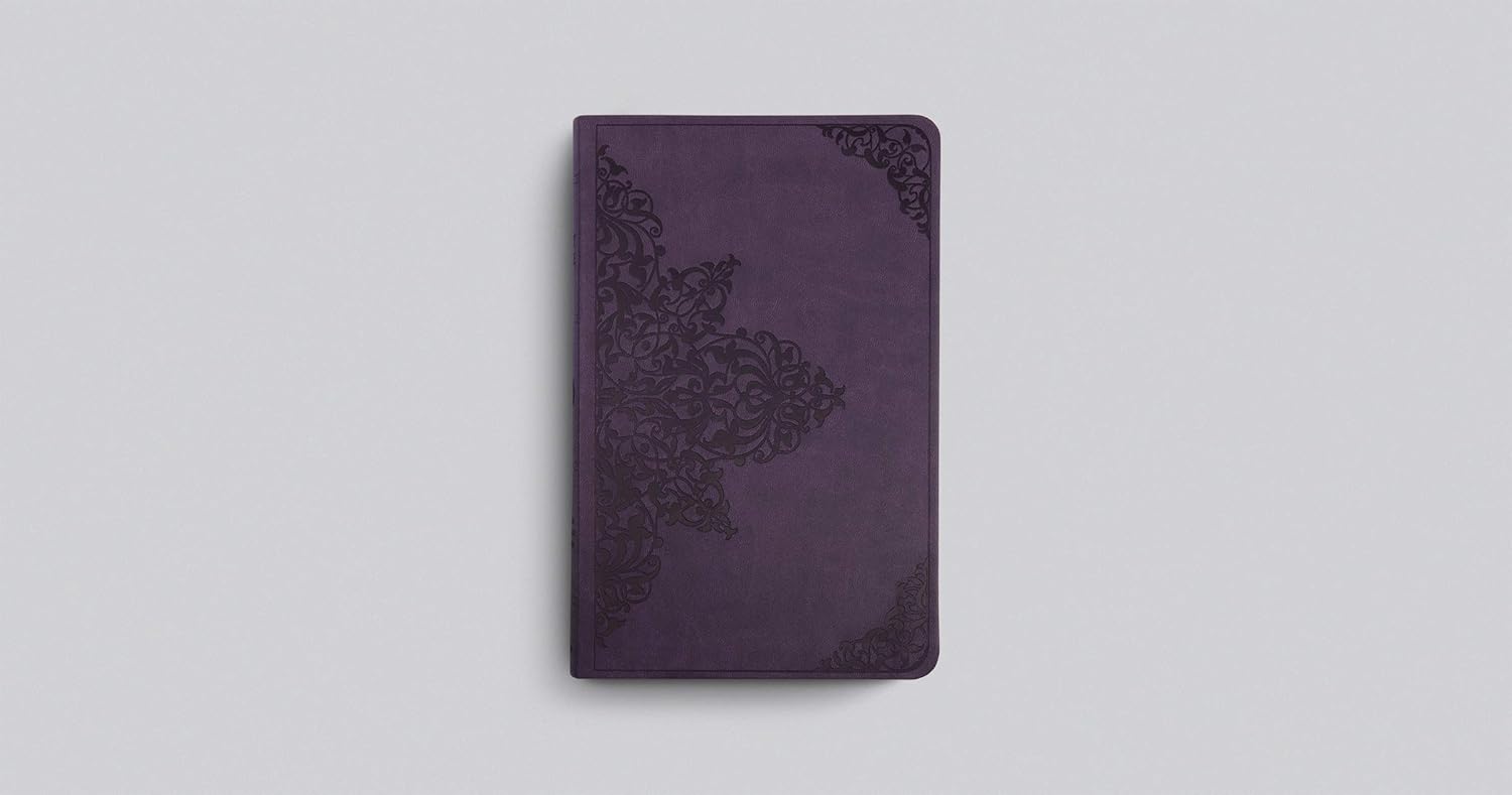 ESV Large Print Value Thinline Bible, TruTone, Lavender, Filigree