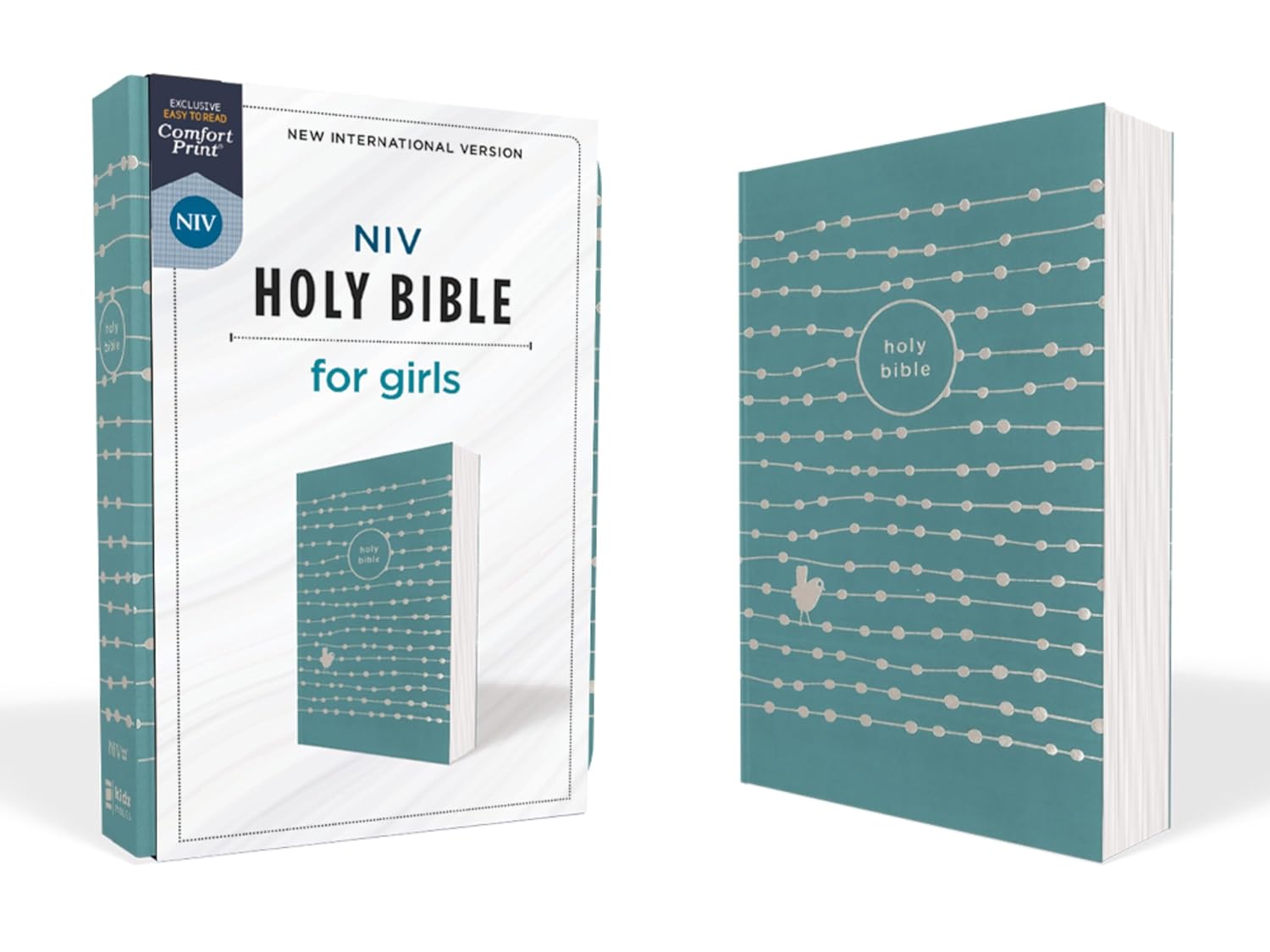 NIV Holy Bible for Girls, Soft Touch Edition, Teal Leathersoft