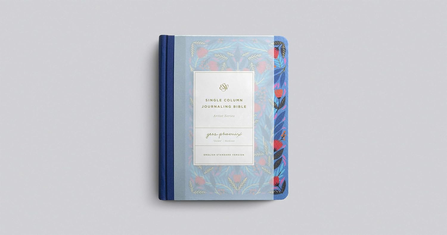 ESV Single Column Journaling, Garden by Jess Phoenix, Hardcover