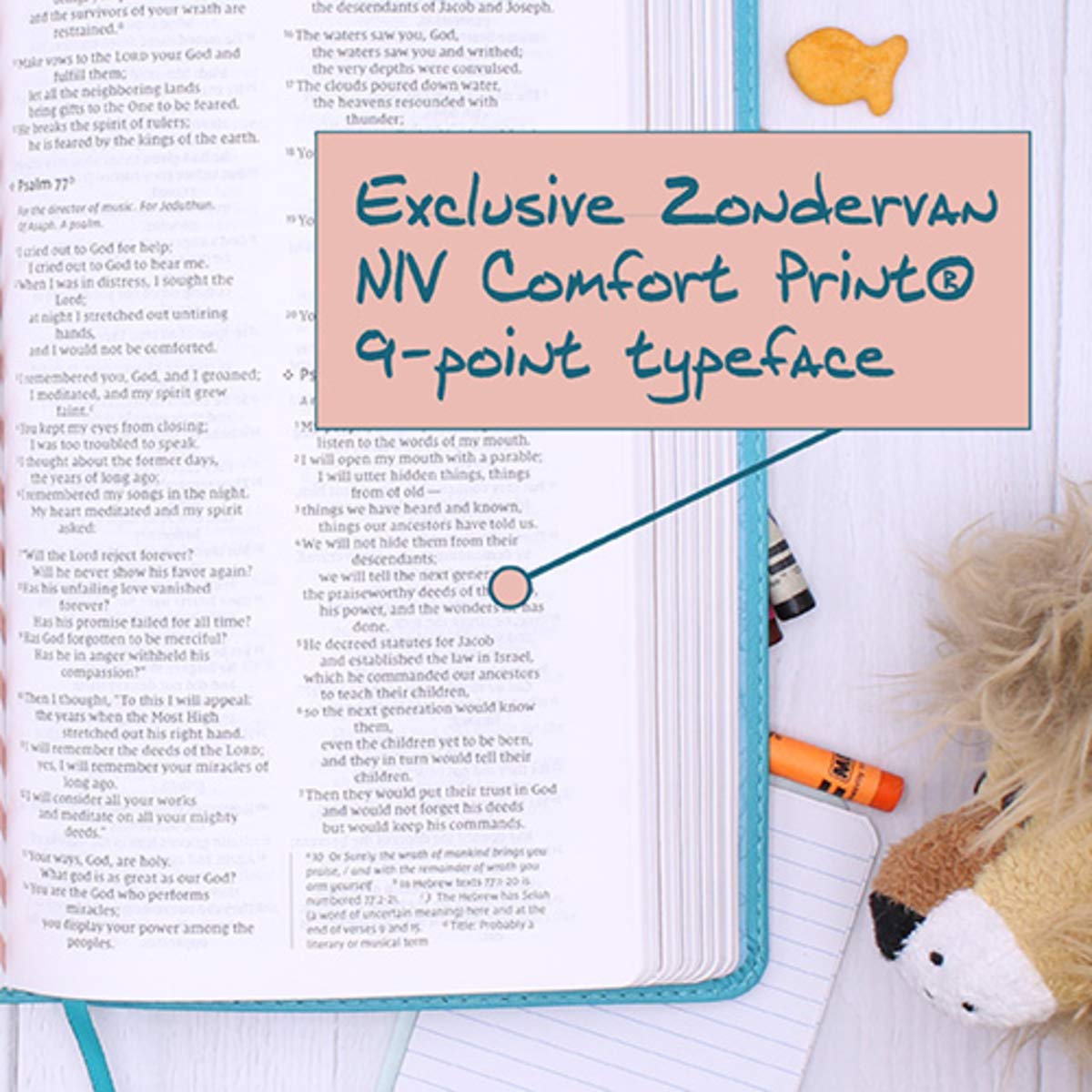 NIV The Busy Mom's Bible, Leathersoft, Teal, Daily Inspiration Even If You Only Have One Minute