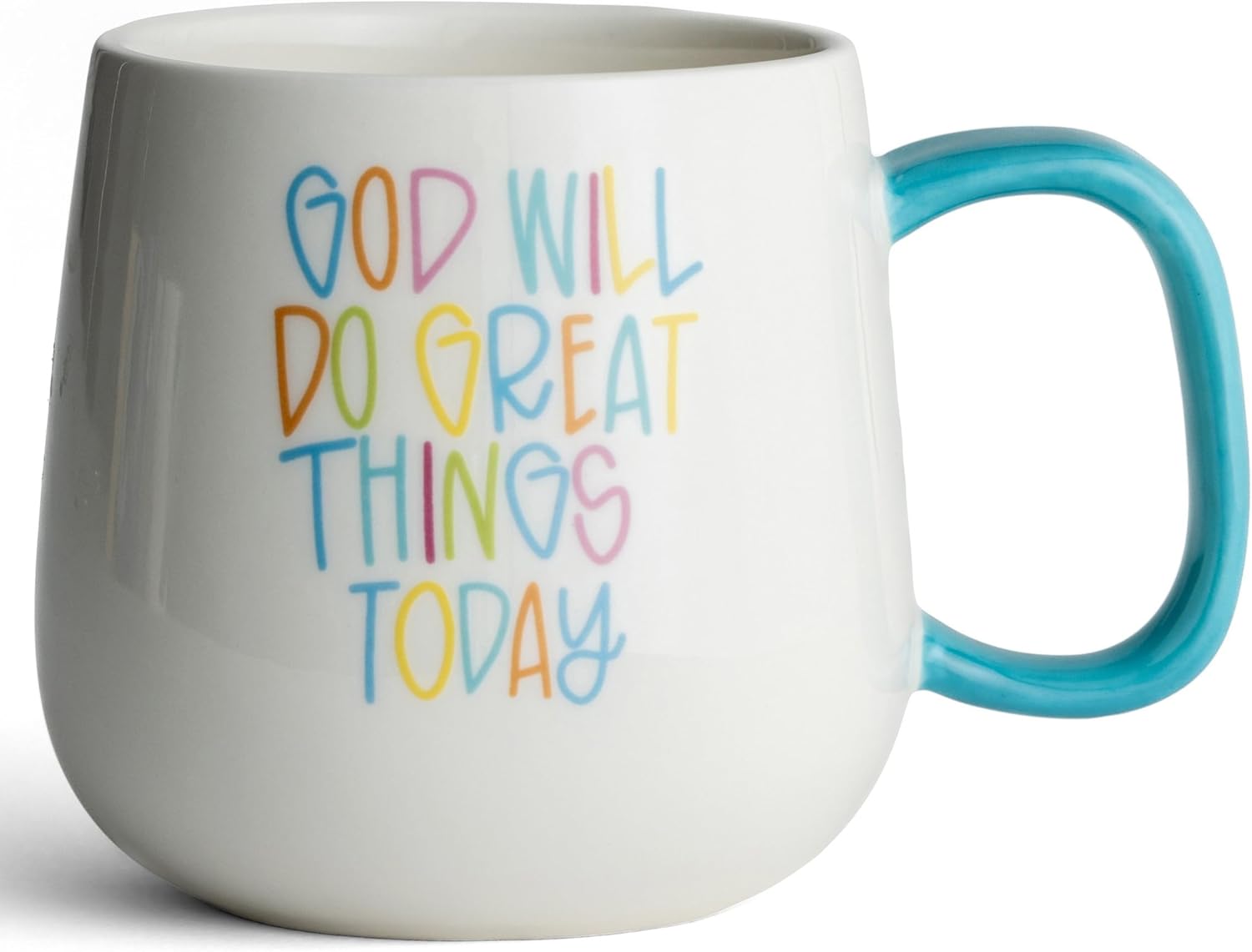Ceramic Mug, God Will Do Great Things Today