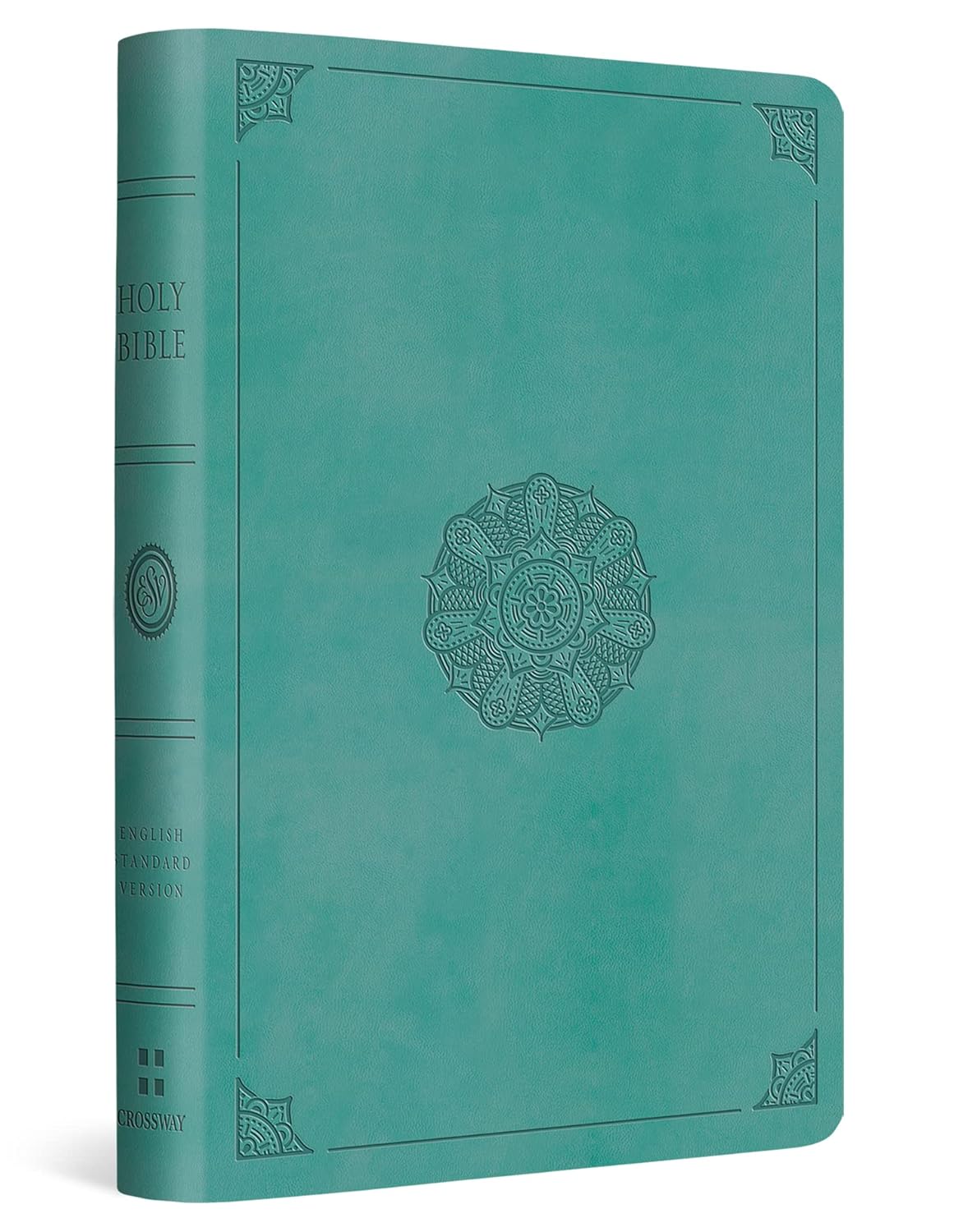ESV Value Compact Bible, TruTone, Turquoise, Emblem