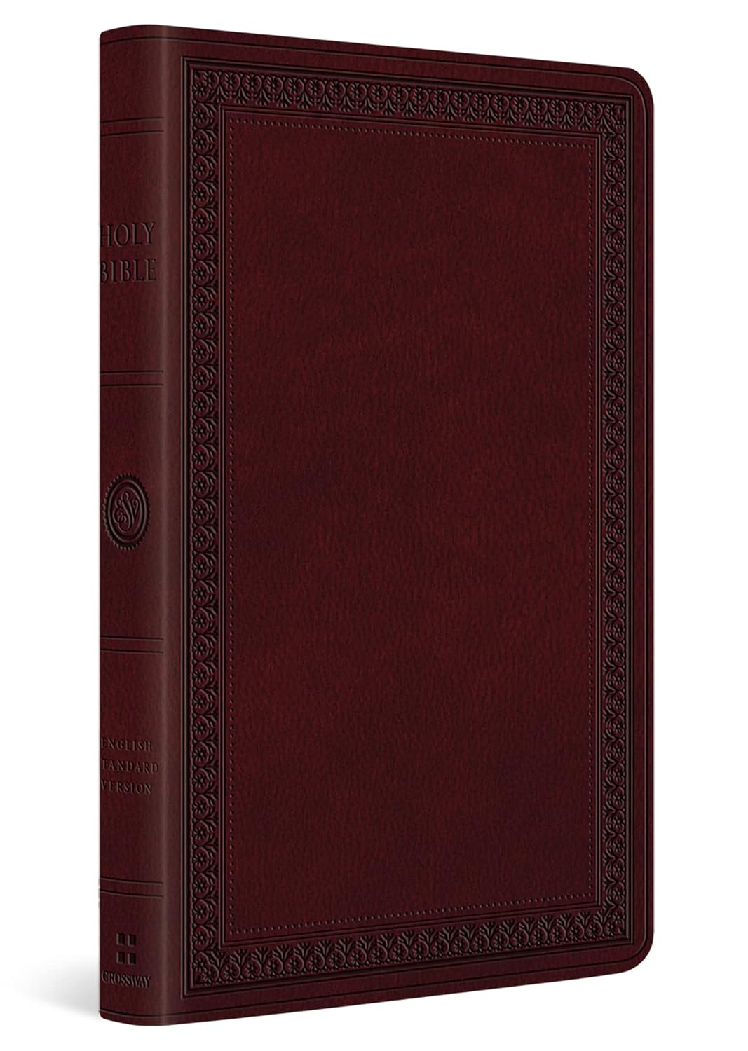 ESV Large Print Value Thinline Bible, TruTone Mahogany/Border
