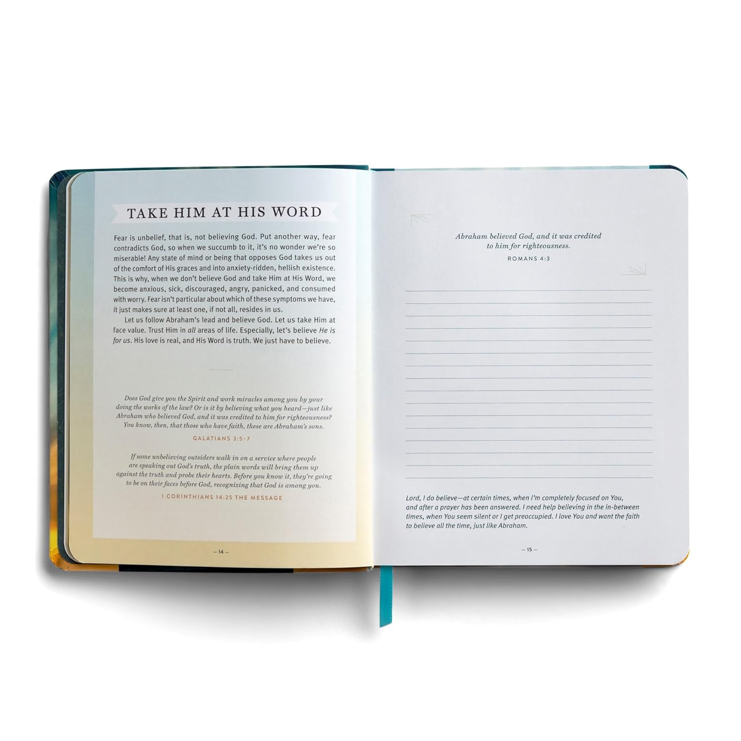 100 Days of Faith Over Fear Devotional Journal