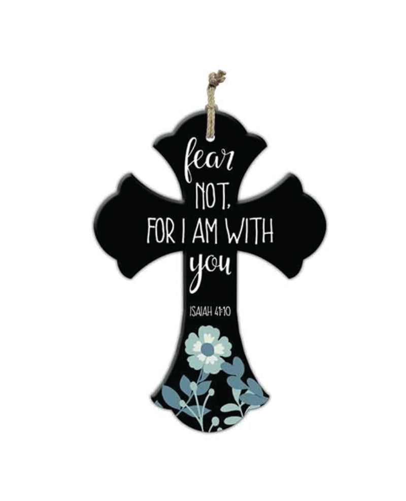 Wood Hanging Cross, Fear not