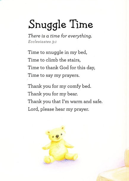 Snuggle Time Prayers, Boardbook