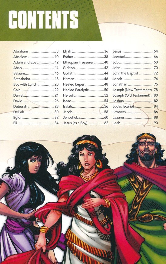 The Action Bible: Heroes and Villains, hardcover