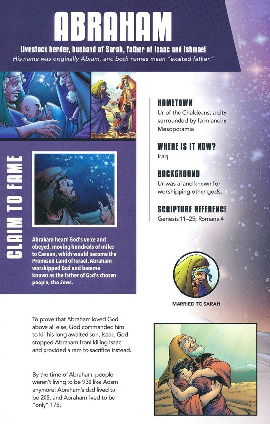 The Action Bible: Heroes and Villains, hardcover