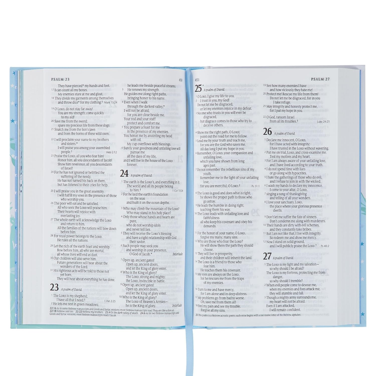 NLT Keepsake Bible for Boys, Blue, Hardcover