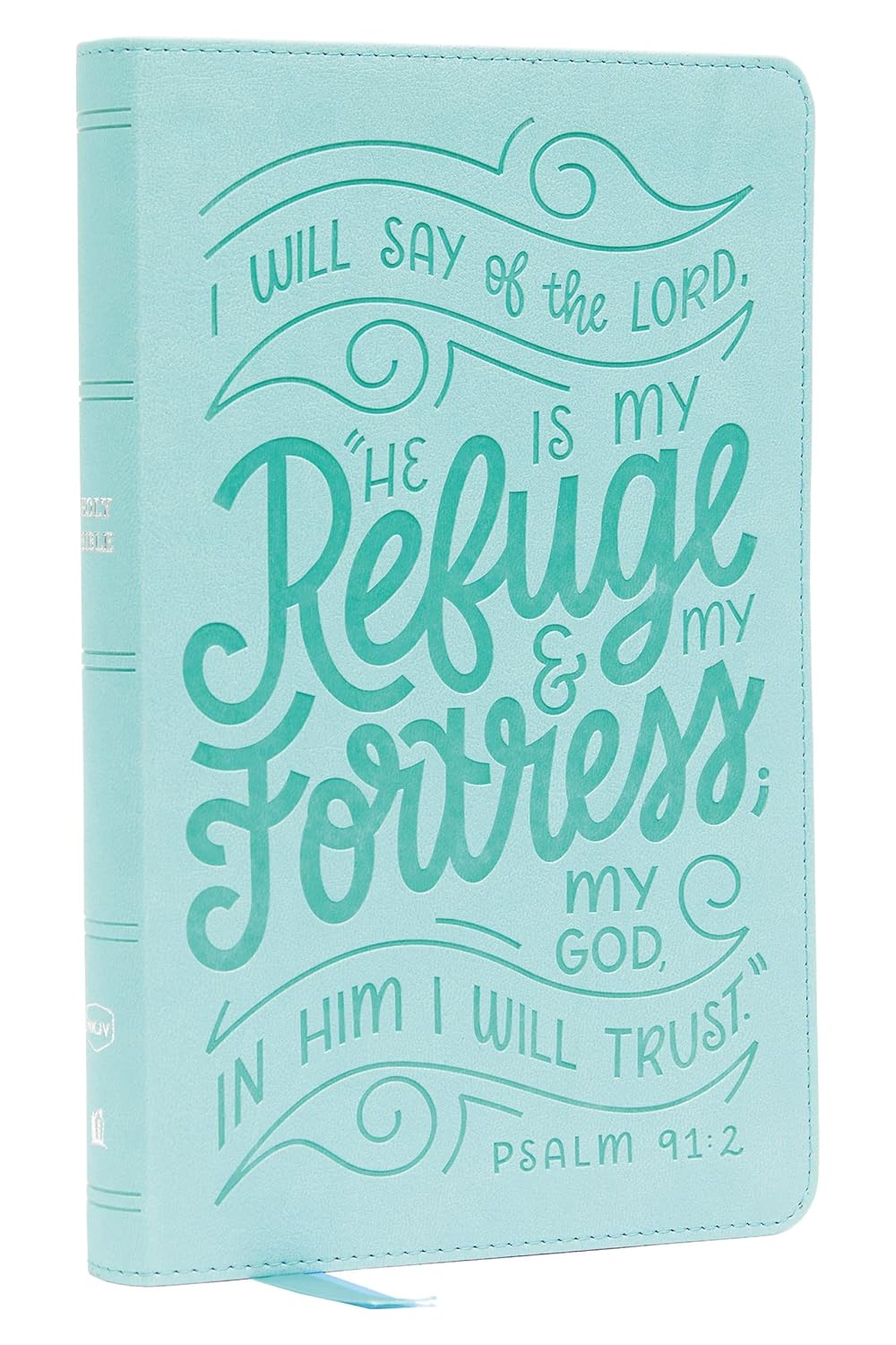 NKJV, Thinline Youth Edition ,Verse Art Cover Collection, Turquoise Leathersoft