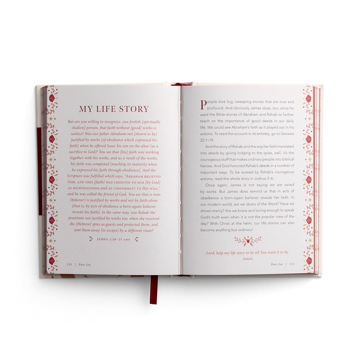 Pure Joy: 90 Devotions on the Book of James, hardcover