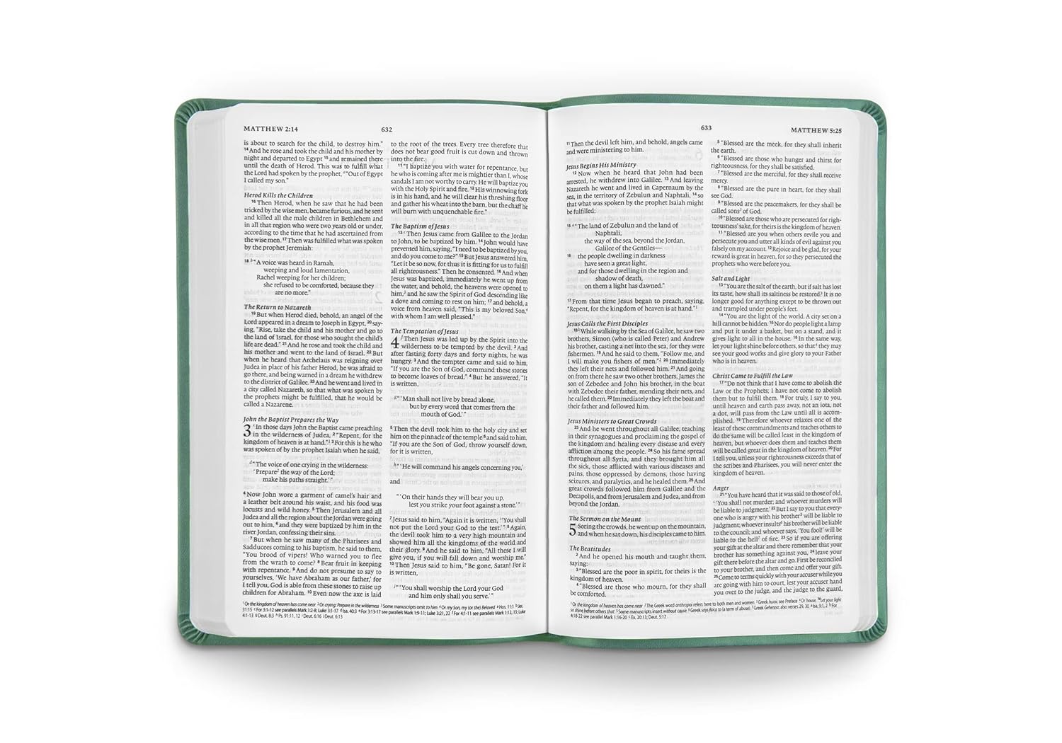 ESV Value Thinline Bible, TruTone, Teal, Ornament