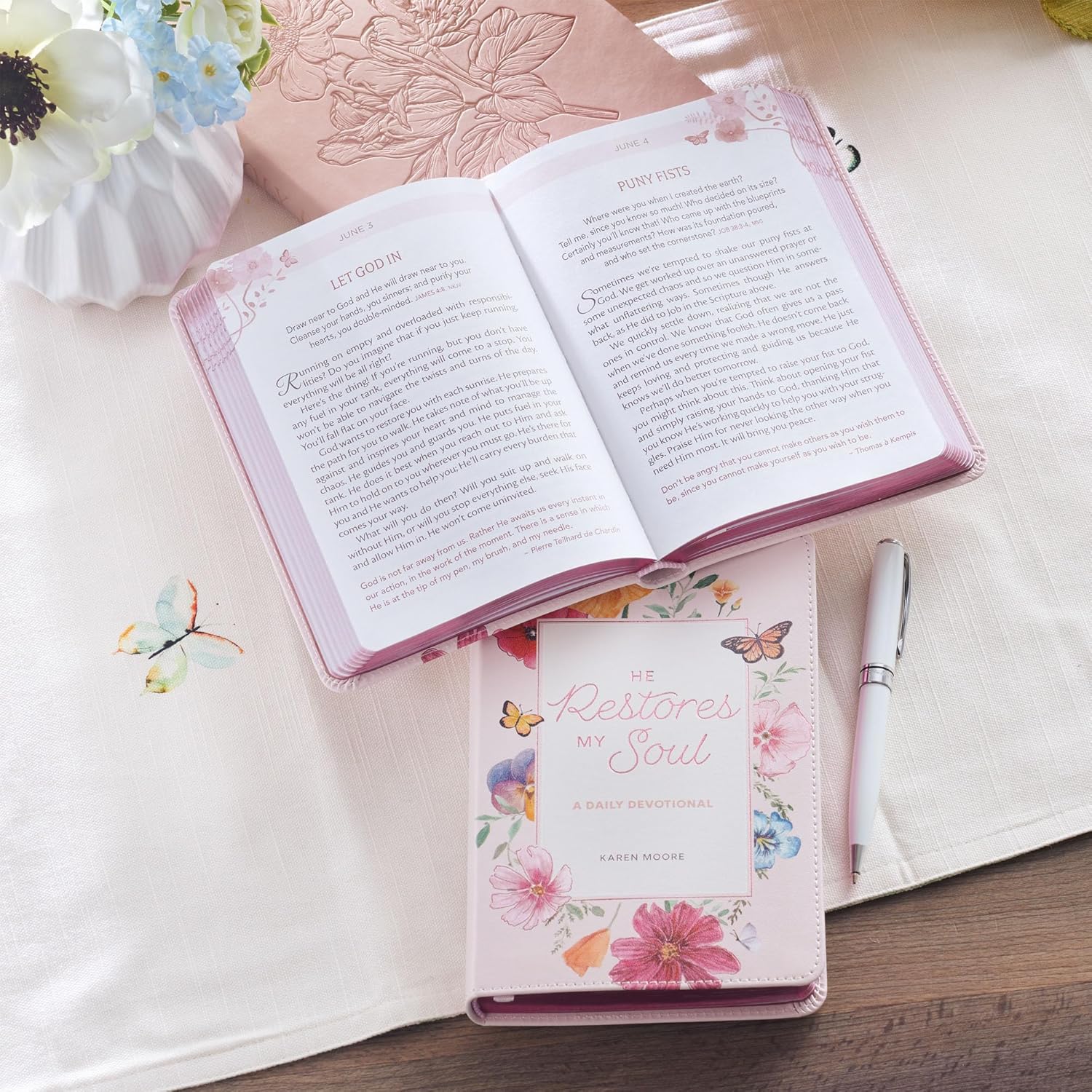 He Restores My Soul: A Daily Devotional, Faux Leather