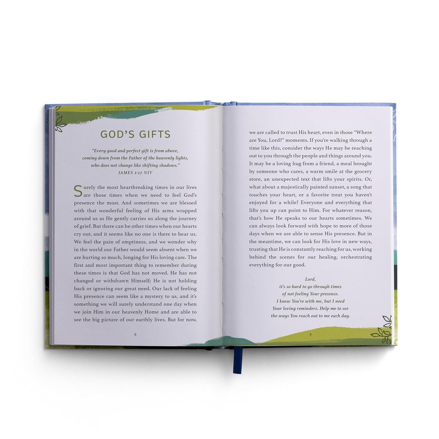 Grief's Unexpected Journey: 90 Comforting Devotions After Losing Someone You Love, hardcover