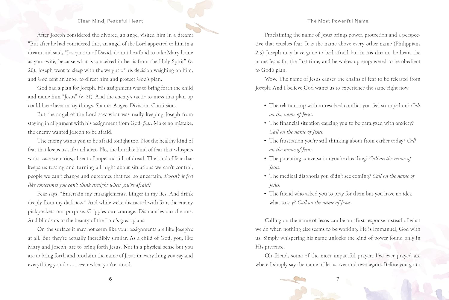 Clear Mind, Peaceful Heart: 50 Devotions for Sleeping Well in a World Full of Worry, Hardcover
