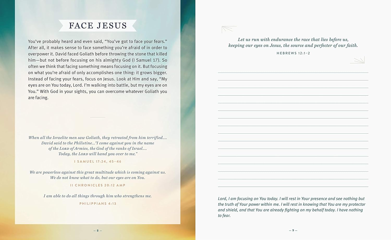 100 Days of Faith Over Fear Devotional Journal