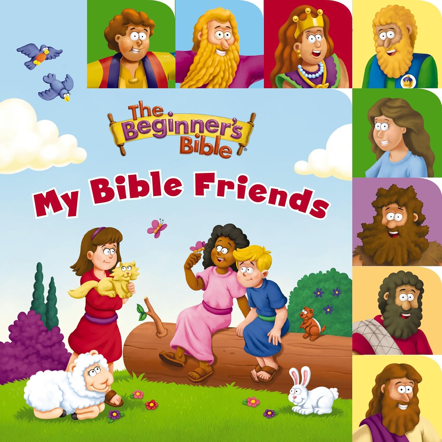 The Beginner's Bible My Bible Friends: a Point and Learn tabbed board book