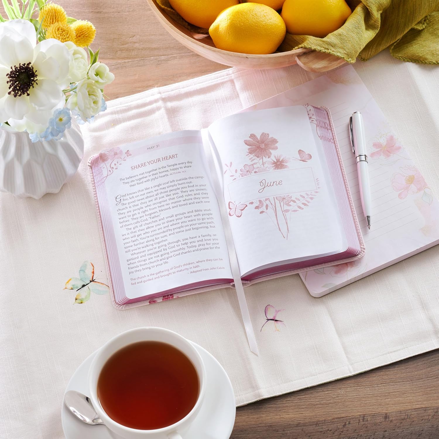 He Restores My Soul: A Daily Devotional, Faux Leather