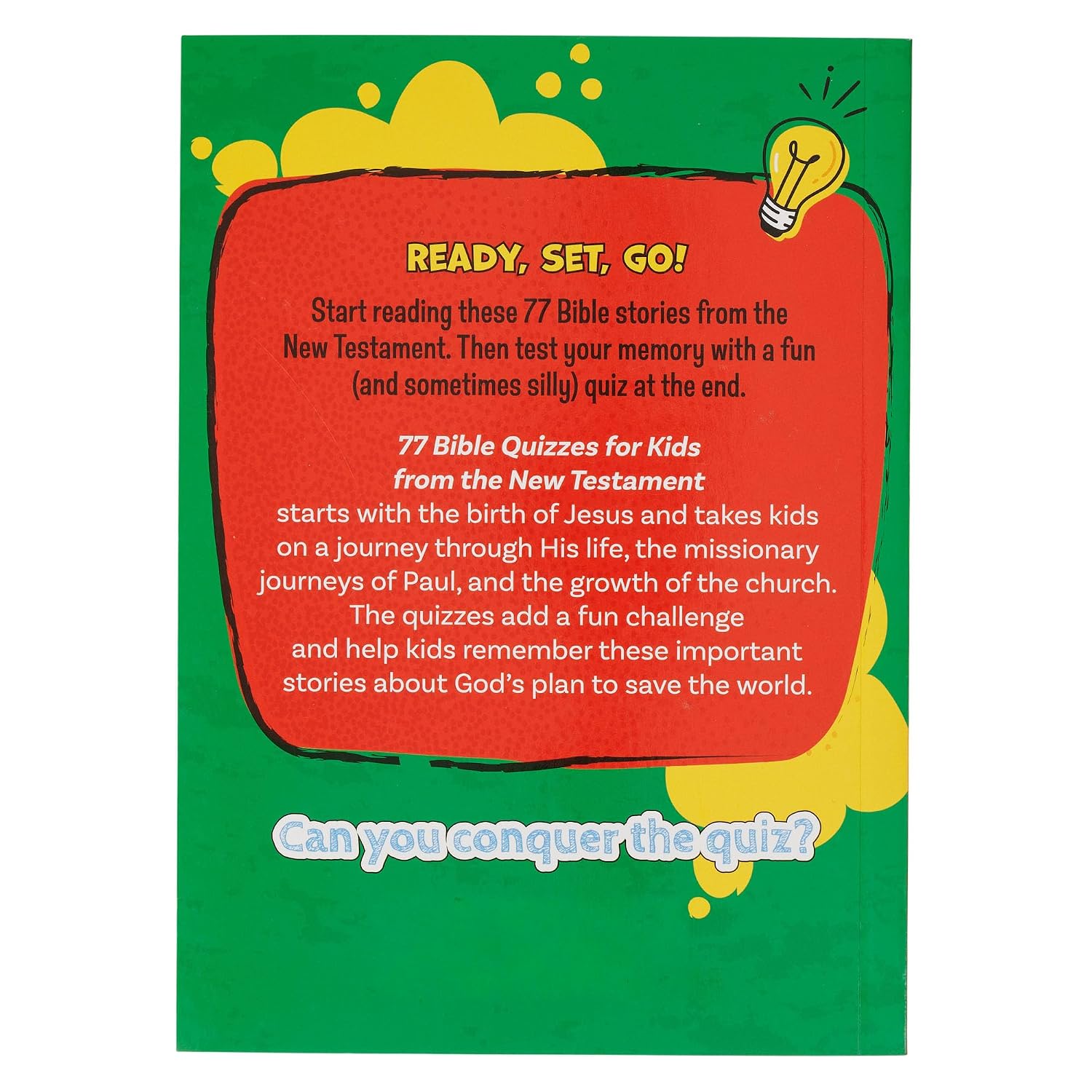 77 Bible Quizzes for Kids: New Testament