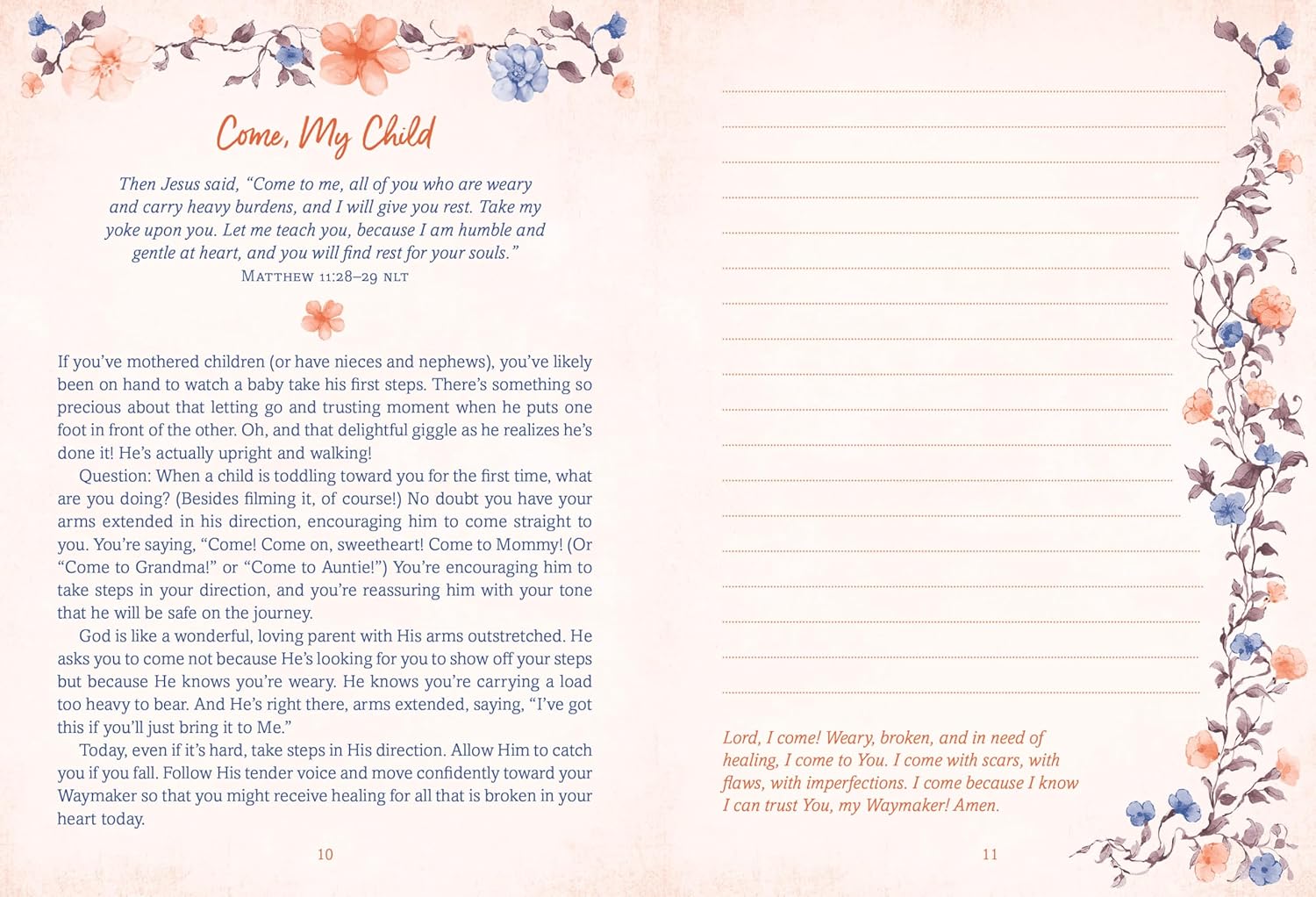 The Waymaker Devotional Journal: Bible Encouragement and Prayers for Women