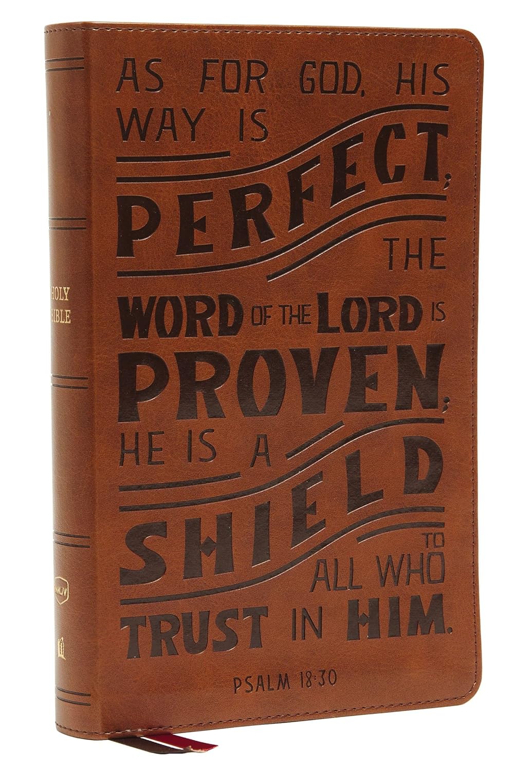 NKJV Personal Size Reference, Verse Art Cover Collection, Leathersoft Tan