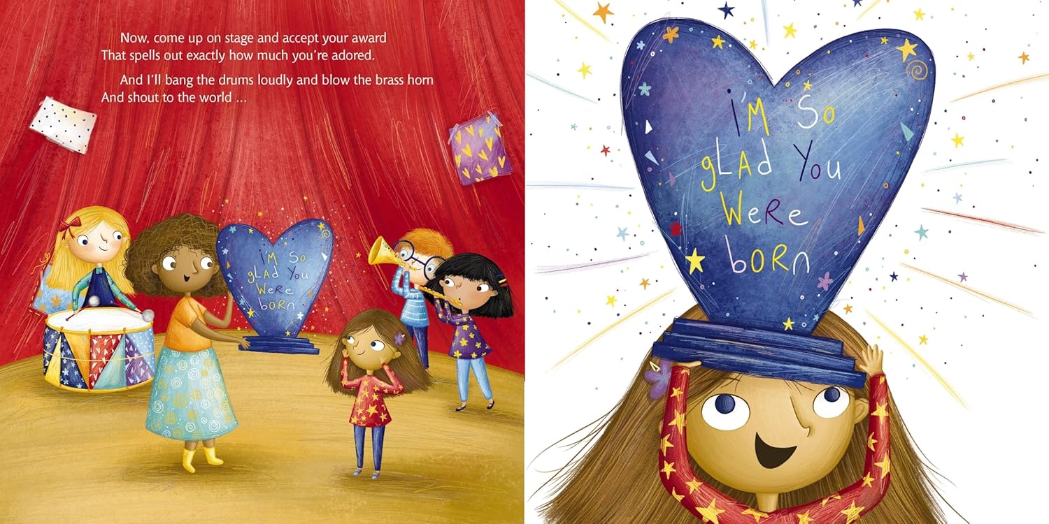 I'm So Glad You Were Born: Celebrating Who You Are, Board book
