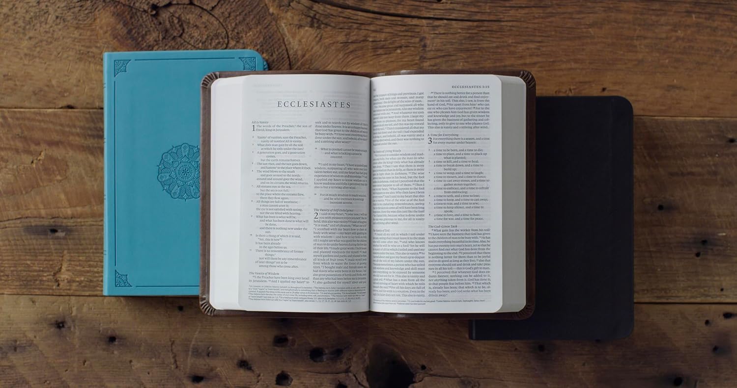 ESV Value Compact Bible, TruTone, Turquoise, Emblem