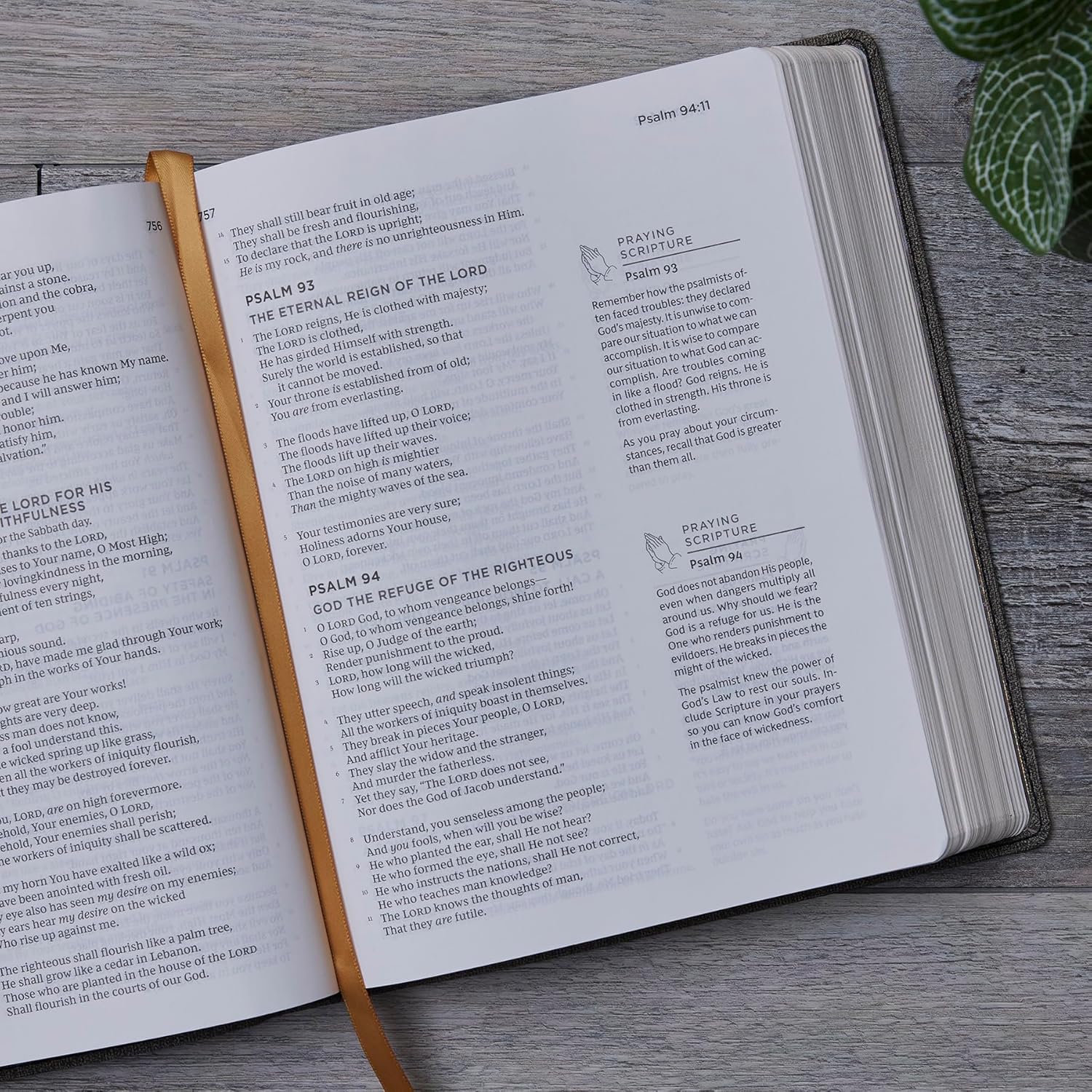 NKJV The Prayer Bible, Leathersoft Brown, Red Letter